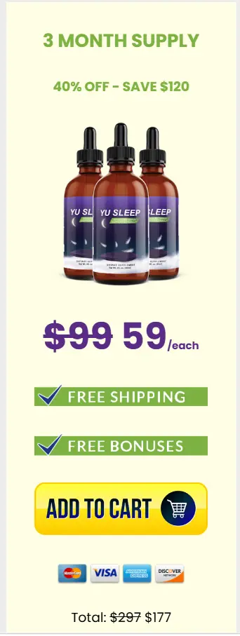Yu Sleep three bottles order